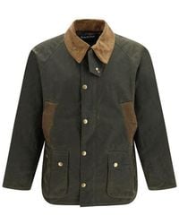 Barbour - Bicolor Cotton Shell Jacket - Lyst