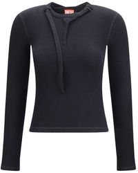 DIESEL - T Iara Ls Long-Sleeved Top - Lyst