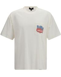 Represent - White Cotton T - Lyst