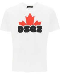 DSquared² - Printed T Shirt - Lyst