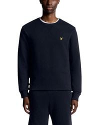 Lyle & Scott - Blue Cotton Sweatshirt - Lyst