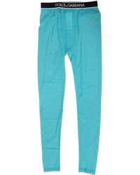 Dolce & Gabbana - Logo Print Slim Fit Pants - Lyst