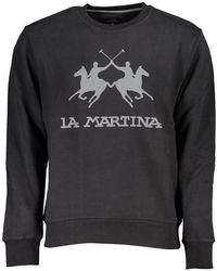 La Martina - Sophisticated Crew Neck Cotton Sweatshirt - Lyst