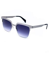 Italia Independent - Silver Metal Sunglasses - Lyst