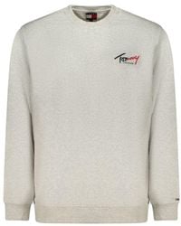 Tommy Hilfiger - Gray Cotton Men's Sweatshirt - Lyst