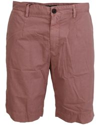 Dolce & Gabbana - Pink Chinos Cotton Casual Shorts - Lyst