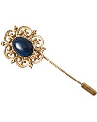 Dolce & Gabbana - Elegant Tone Pin Brooch - Lyst