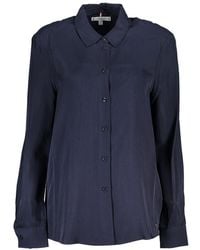 Tommy Hilfiger - Blue Viscose Shirt - Lyst