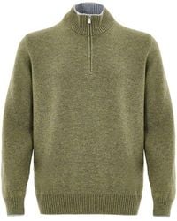 Gran Sasso - Green Wool Turtleneck - Lyst