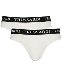 Trussardi - Bianco Cotton Men's Underwear - Lyst