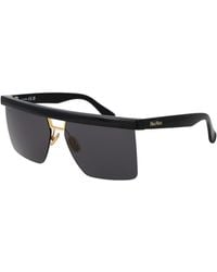 Max Mara - Stainless Steel Sunglasses - Lyst