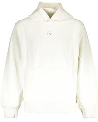 Calvin Klein - White Cotton Men Sweater - Lyst