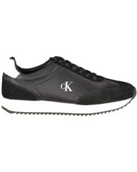 Calvin Klein - Leather Sneaker - Lyst