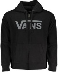 Vans - Sleek Hooded Zip Sweatshirt - Lyst
