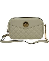 Versace - Elegant Leather Camera Shoulder Bag - Lyst