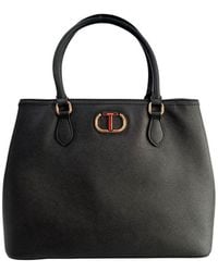 Twinset - Yellow Polyurethane Shoulder Bag - Lyst