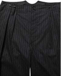 Dolce & Gabbana - Black Pinstripe Wool Men Dress Trouser Pants - Lyst