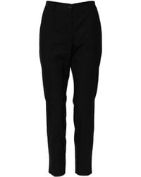 Dolce & Gabbana - Elegant Tapered Virgin Wool Trousers - Lyst