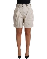 Dolce & Gabbana - Chic High Waist Pleated Short - Lyst