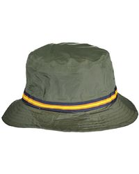 K-Way - Chic Waterproof Bucket Hat With Logo Detail - Lyst