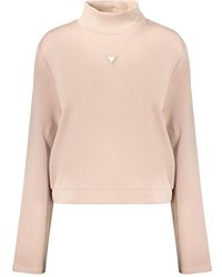 Guess - Pink Polyester 's Sweatshirt - Lyst