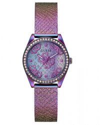 Guess - Multicolor Stainless Steel Dress Watch - Lyst