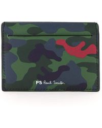 PS by Paul Smith Camo Card Holder - Green
