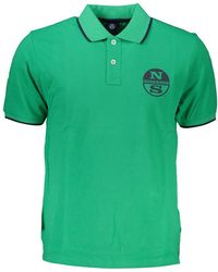 North Sails - Verde Cotton Men Polo Shirt - Lyst