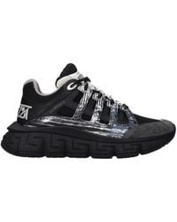 Versace - Trigreca Sneakers/Dark Fabric - Lyst