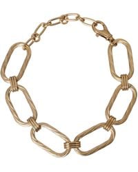 Dolce & Gabbana - Tone Brass Large Link Chain Jewelry Necklace - Lyst