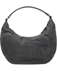 Jimmy Choo - Bets Shoulder Bags Suede/Storm - Lyst