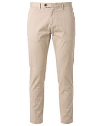 Trussardi - Beige Cotton Men Pants - Lyst