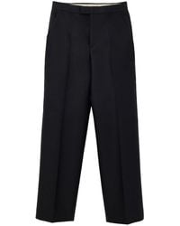 Gucci - Black Cotton Casual Pants - Lyst