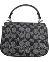 COACH - Lysa Top Handle Bag Crossbody Gun Metal - Lyst