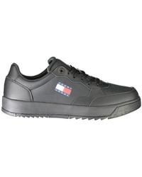Tommy Hilfiger - Black Polyethylene Men Sneaker - Lyst