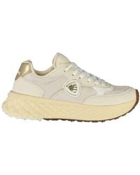 Blauer - Beige Leather Sneaker - Lyst