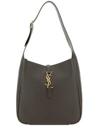 Saint Laurent - Bicolor Calf Leather Bos Taurus Shoulder Bag - Lyst