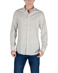 ARMANI EXCHANGE - Cotton Shirt - Lyst
