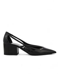 Prada - Black Leather Cut - Lyst