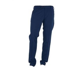 Made In Italy - Elegant Blue Trousers For Sophisticated Men - Lyst