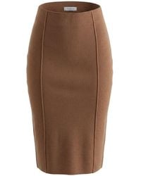 Malo - Beige Cotton 's Skirt - Lyst