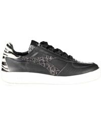 Diadora - Black Leather Sneaker - Lyst