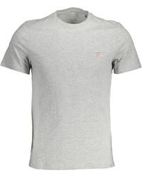 Guess - Gray Cotton Men T - Lyst