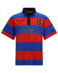 Palm Angels - Multicolor Cotton Polo Shirt - Lyst