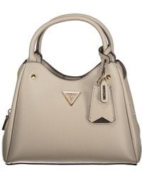 Guess - Grigio Poliuretano Handbag - Lyst