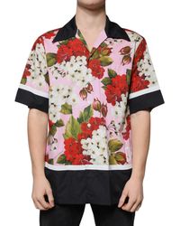 Dolce & Gabbana - Floral Button Down Casual Shirt - Lyst