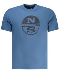 North Sails - Blue Cotton Men T - Lyst