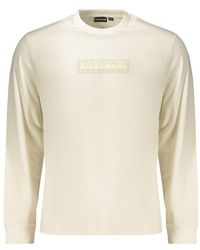 Napapijri - Bianco Cotton Men's T - Lyst