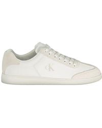 Calvin Klein - White Polyester Men's Sneaker - Lyst