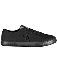Calvin Klein - Black Cotton Men Sneaker - Lyst